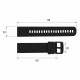 Ремінець для смарт годинника K26H Black