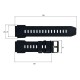 Ремінець для смарт годинника C25 Black