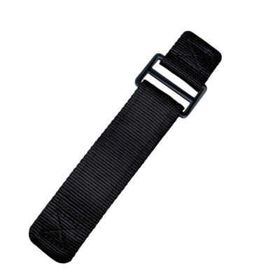 Ремінець для годинника Nylon Pro Black 20 мм