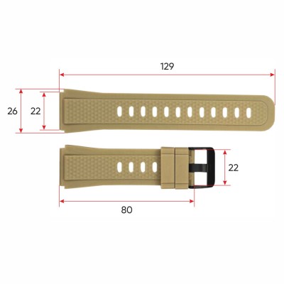 Ремінець для смарт годинника Modfit Shockwave Khaki
