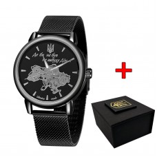 Годинник наручний Awarder 022 Де би не був All Black Mesh